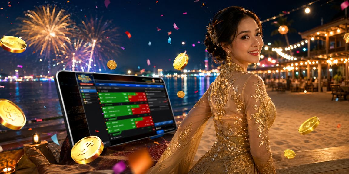 Pengalaman kasino hiburan Malaysia dengan pakaian kebaya dalam suasana meja permainan mewah