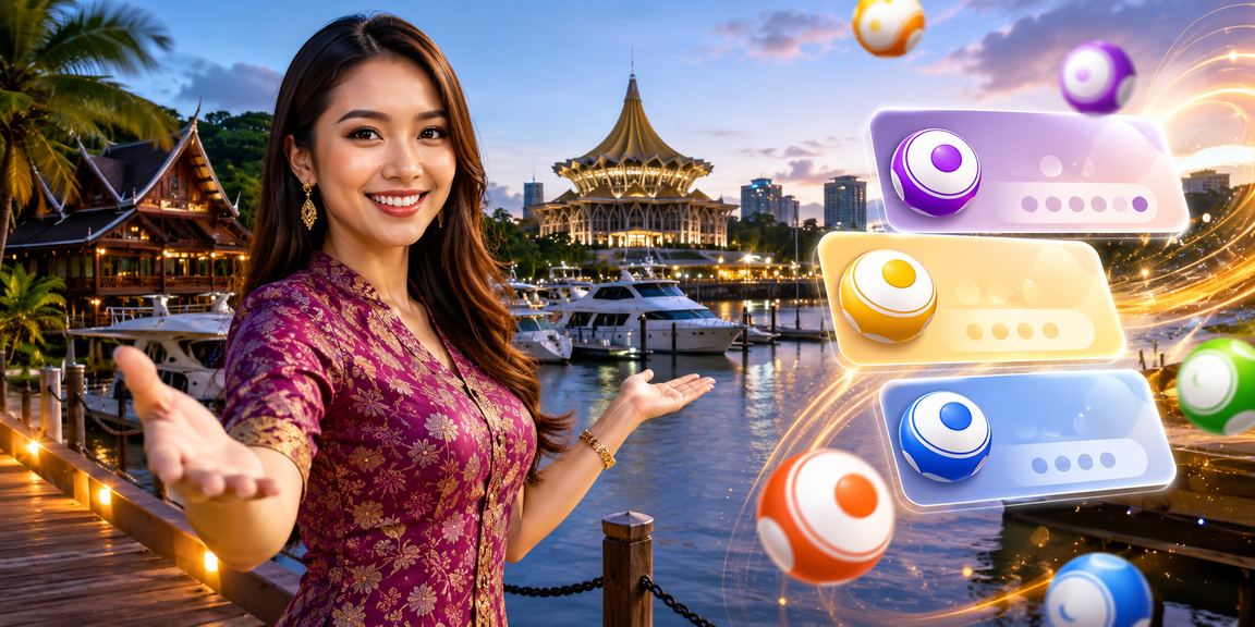 Suasana loteri gaya Melayu di Sarawak berkaitan dengan tawaran bonus dan promosi tempatan